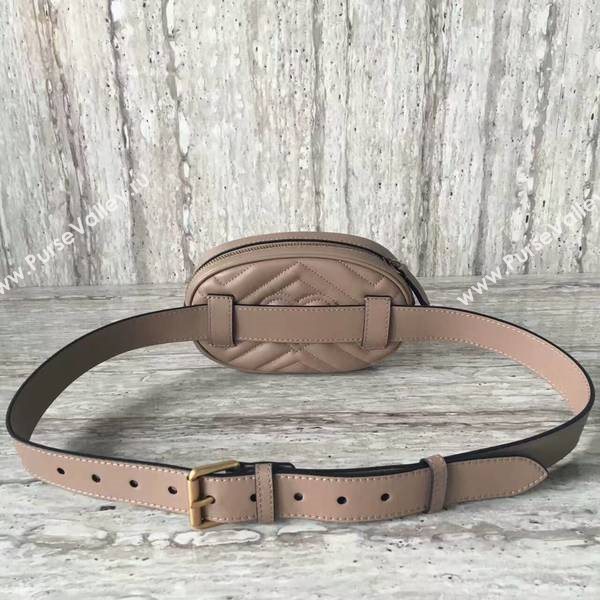 Gucci GG Marmont Quilted Leather Bag 476434 Camel