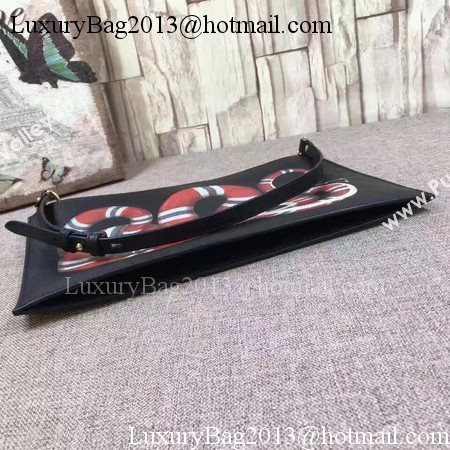 Gucci GG Marmont Trompe Loeil Pouch 466489 Black