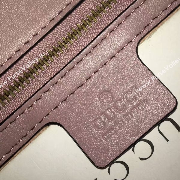 Gucci GG Marmont Velvet Shoulder Bag 443496A Light Pink