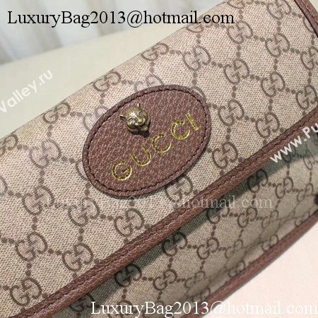 Gucci GG Supreme Belt Bag 493930 Brown