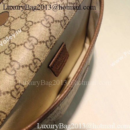 Gucci GG Supreme Belt Bag 493930 Brown