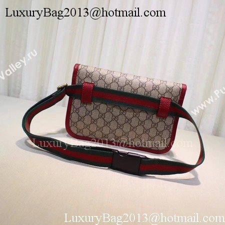 Gucci GG Supreme Belt Bag 493930 Red