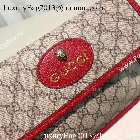 Gucci GG Supreme Belt Bag 493930 Red