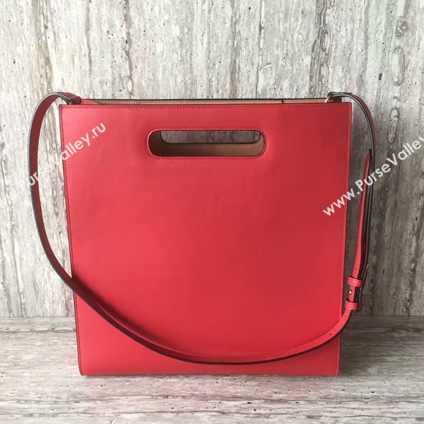 Gucci Ghost Calfskin Leather Shopper Bag 414476 Red