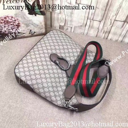 Gucci Dionysus Medium GG Supreme Hobo Bag 446687 Brwon