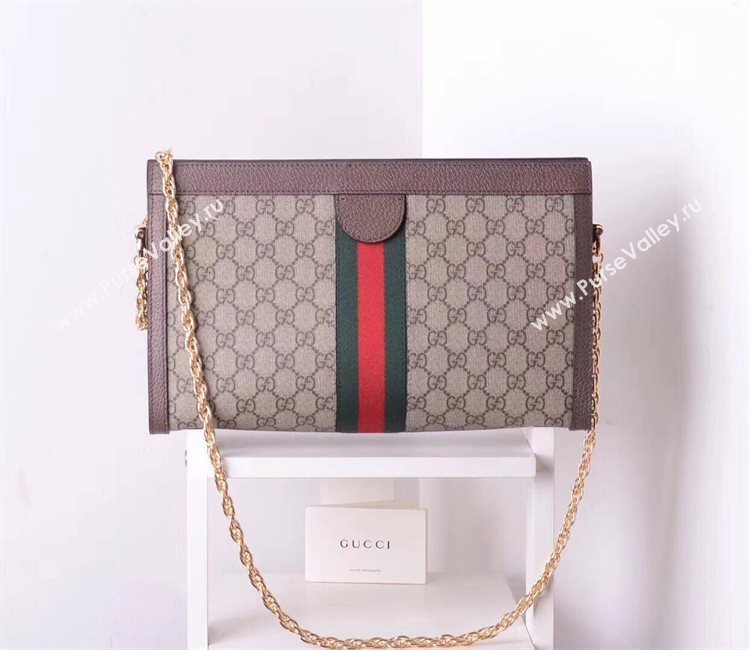 Gucci Ophidia GG Small Shoulder Bag 503876 Brown 