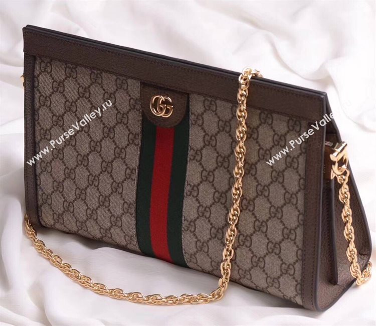 Gucci Ophidia GG Small Shoulder Bag 503876 Brown 