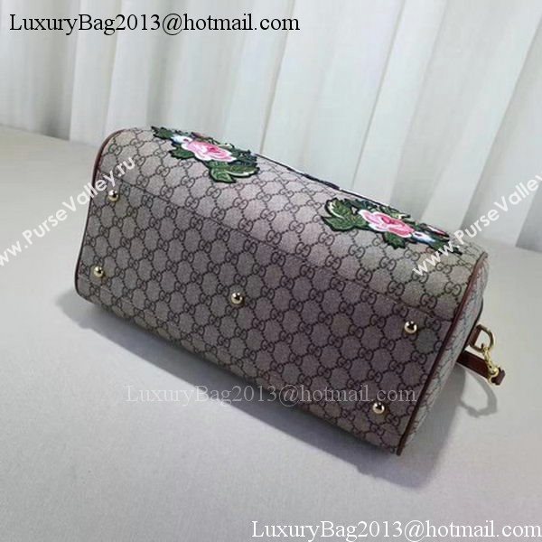 Gucci Limited Edition GG Supreme Top Handle Bag 409527 Bee