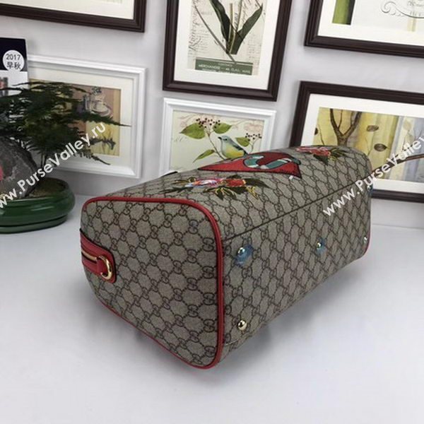 Gucci Limited Edition GG Supreme Top Handle Bag 409527 Red