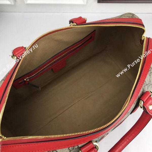 Gucci Limited Edition GG Supreme Top Handle Bag 409527 Red