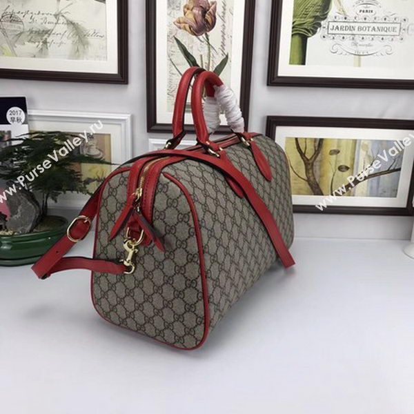 Gucci Limited Edition GG Supreme Top Handle Bag 409527 Red