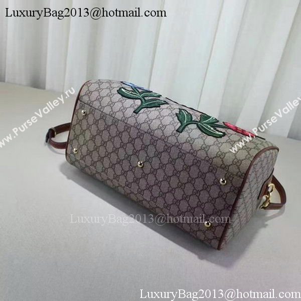 Gucci Limited Edition GG Supreme Top Handle Bag 409527 Tiger