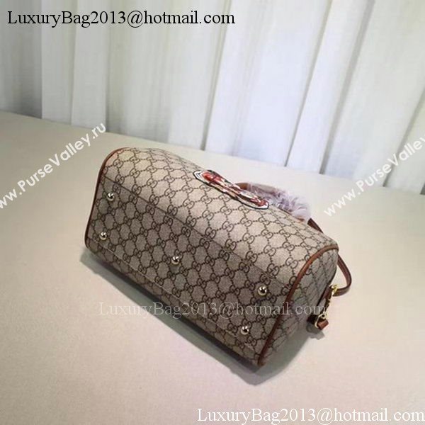 Gucci Limited Edition GG Supreme Top Handle Bag 409529 Tiger