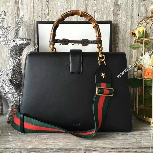 Gucci Now Bamboo Shopper Bag 421999A Black