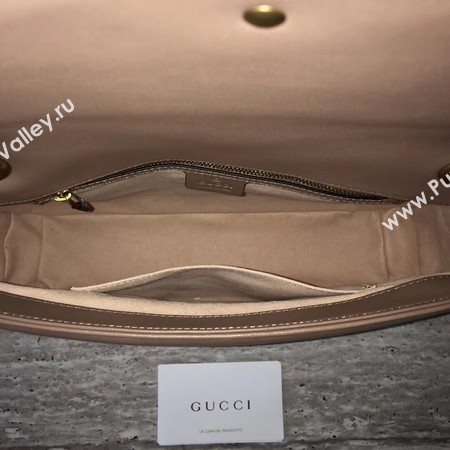 Gucci Now GG Marmont Matelasse Shoulder Bag 443496 Apricot