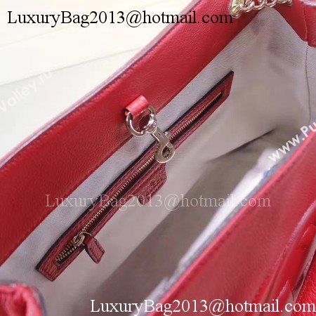 Gucci Soho Medium Tote Bag Calfskin Leather 308982 Red