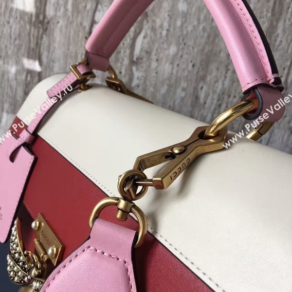 Gucci Queen Margaret Calf Leather Top Handil Bag 476540