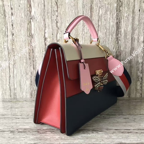 Gucci Queen Margaret Calf Leather Top Handil Bag 476540