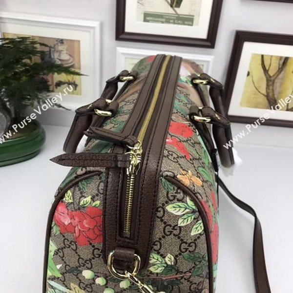 Gucci Tian GG Supreme Boston Bag 409527 Brown