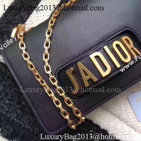 Dior JADIOR Flap Bag Calfskin CD9002 Black