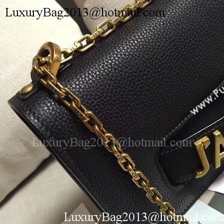 Dior JADIOR Flap Bag Calfskin M9003 Black