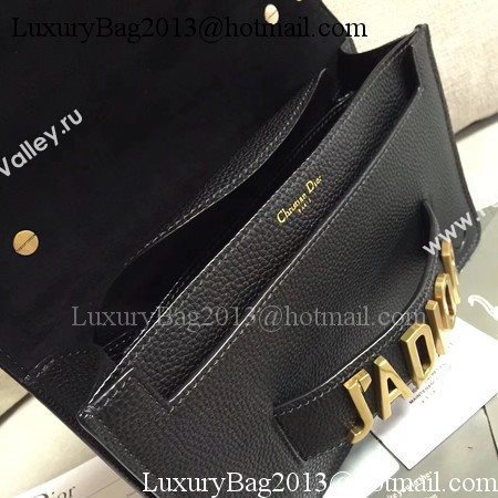 Dior JADIOR Flap Bag Calfskin M9003 Black