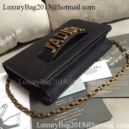 Dior JADIOR Flap Bag Calfskin M9003 Black