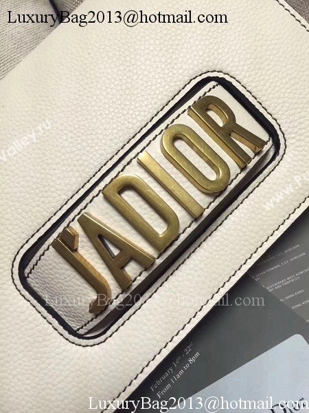 Dior JADIOR Flap Bag Calfskin M9003 OffWhite