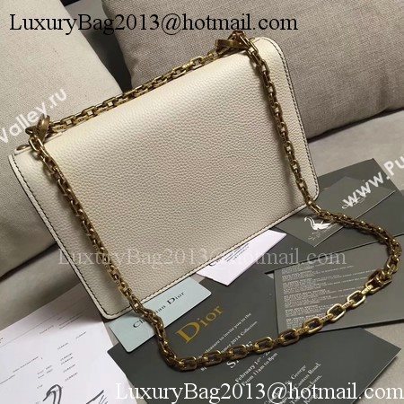 Dior JADIOR Flap Bag Calfskin M9003 OffWhite