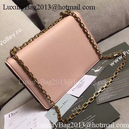 Dior JADIOR Flap Bag Calfskin M9003 Pink