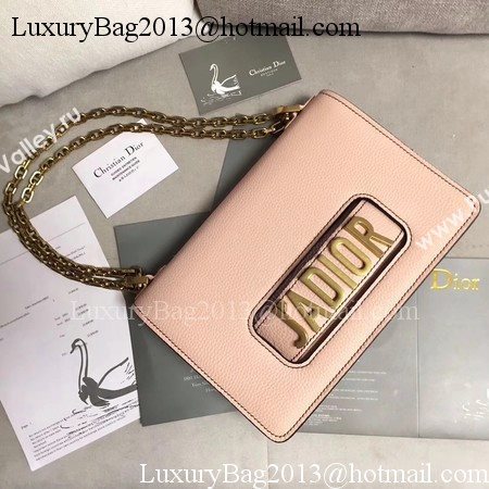 Dior JADIOR Flap Bag Calfskin M9003 Pink