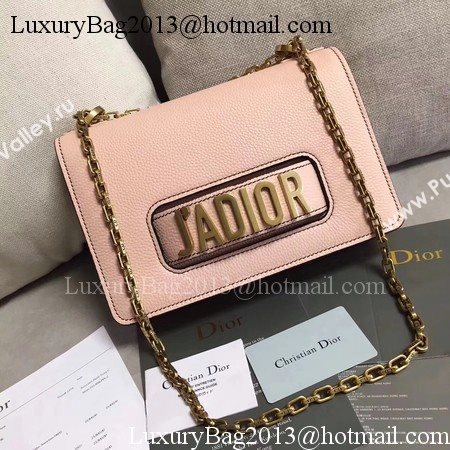 Dior JADIOR Flap Bag Calfskin M9003 Pink