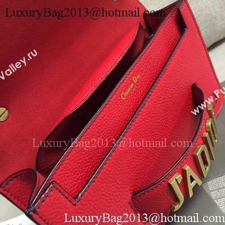 Dior JADIOR Flap Bag Calfskin M9003 Red