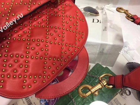 Dior Lady Dior Bag Original Sheeepskin Leather CD3892 Red