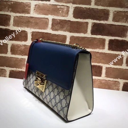 Gucci Padlock Medium GG Shoulder Bag 409486 Blue