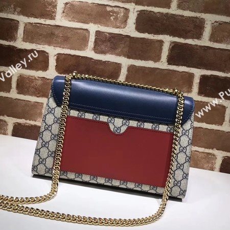 Gucci Padlock Medium GG Shoulder Bag 409486 Blue