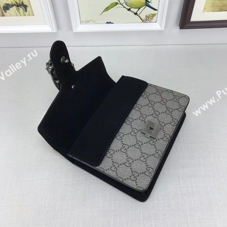 Gucci Mini Dionysus GG Canvas Shoulder Bag 421970 Black