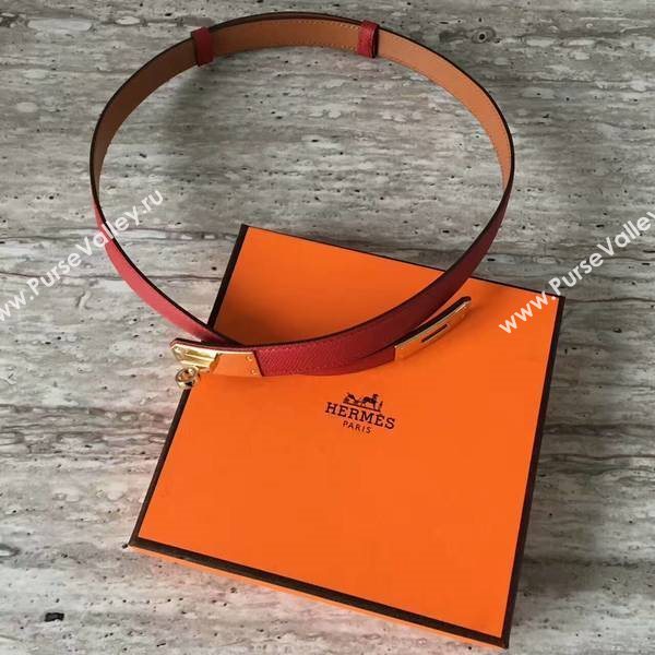 HERMES 1.7cm Original Leather Female Belt 17414b