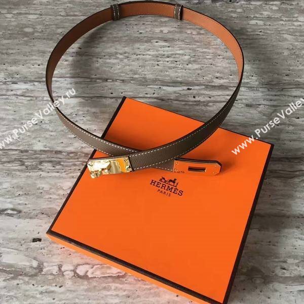 HERMES 1.7cm Original Leather Female Belt 17414c