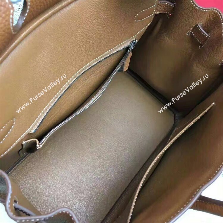 Hermes Birkin Bag Original Leather 17825 Brown