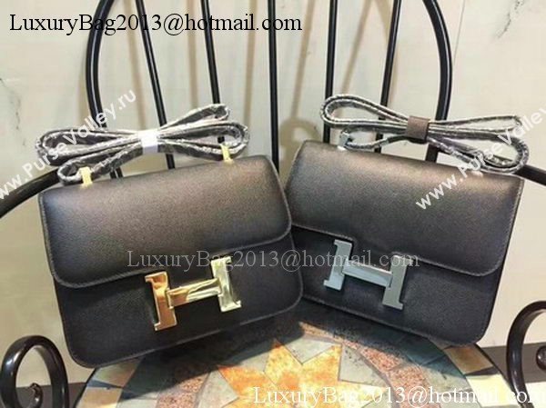 Hermes Constance Bag Calfskin Leather H9978 Black