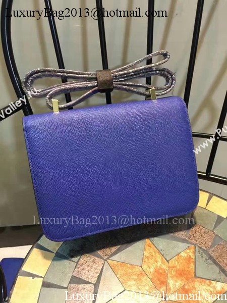 Hermes Constance Bag Calfskin Leather H9978 Blue