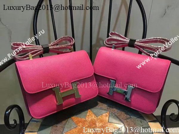 Hermes Constance Bag Calfskin Leather H9978 Rose