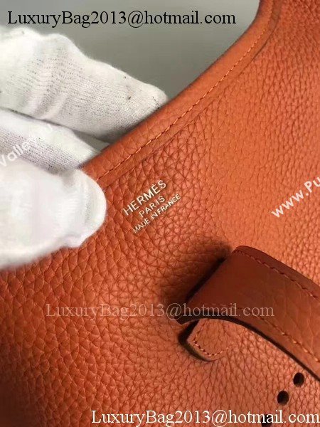 Hermes Evelyne 30cm Messenger Bag E3301 Orange