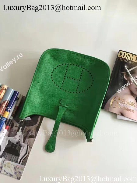 Hermes Evelyne 30cm Messenger Bag E3301 Green