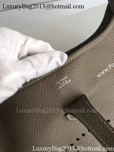 Hermes Evelyne 30cm Messenger Bag E3301 Grey