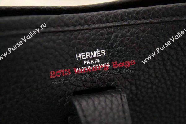 Hermes Evelyne 32cm Messenger Bag H1188 Black