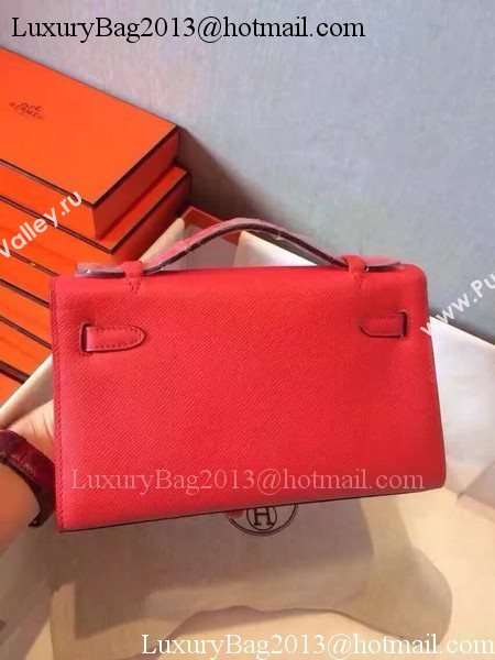 Hermes Kelly 22cm Tote Bag Original Leather KL22 Red