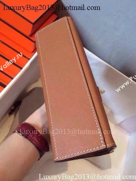 Hermes Kelly 22cm Tote Bag Original Leather KL22 Wheat