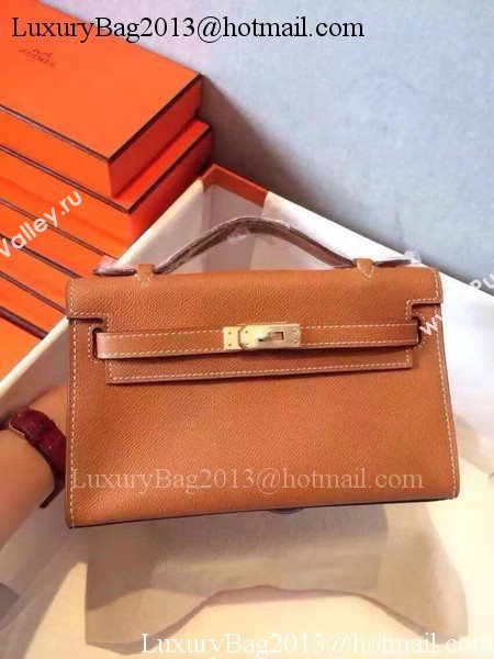 Hermes Kelly 22cm Tote Bag Original Leather KL22 Wheat